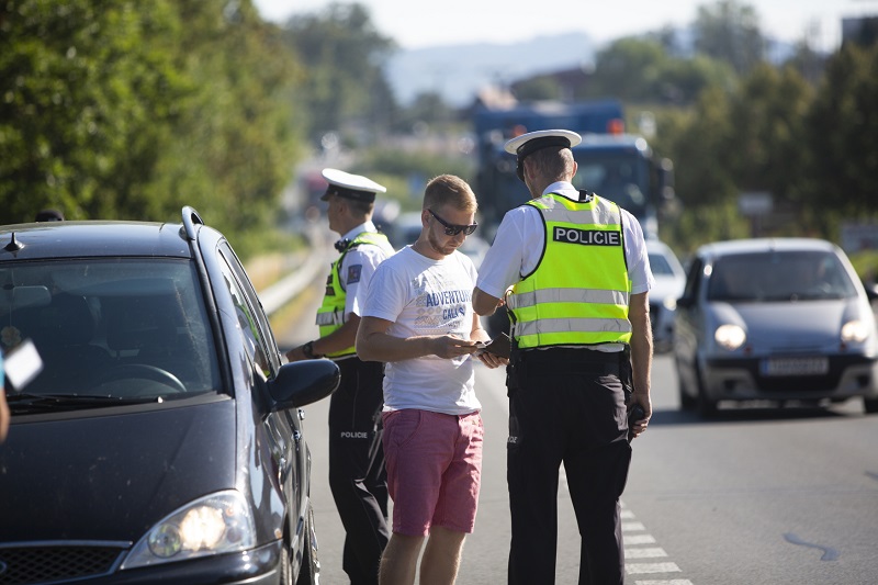 Policejní kontrola.