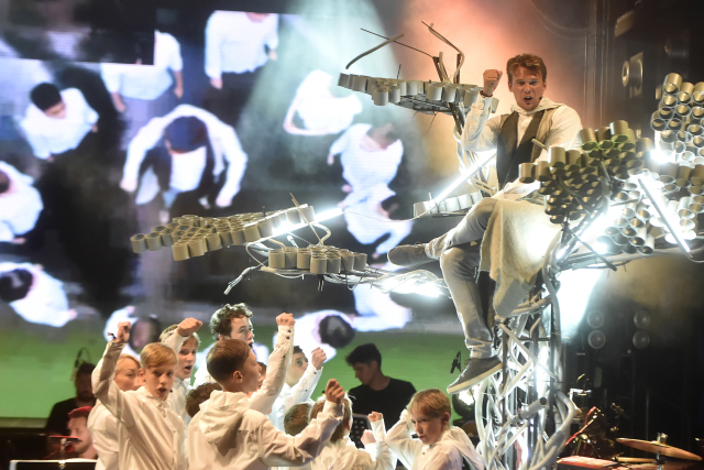 Zpěvák Vojtěch Dyk zahájil letošní ročník festivalu Colours of Ostrava.