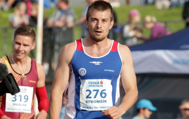 Zdeněk Stromšík překonal rekord na 100 metrů.