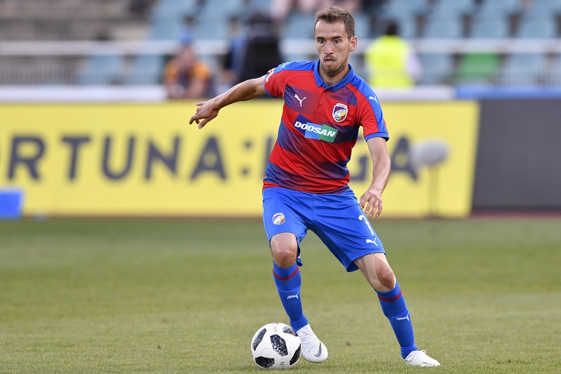 Tomáš Hořava v prvním duelu nové sezony proti Dukle.