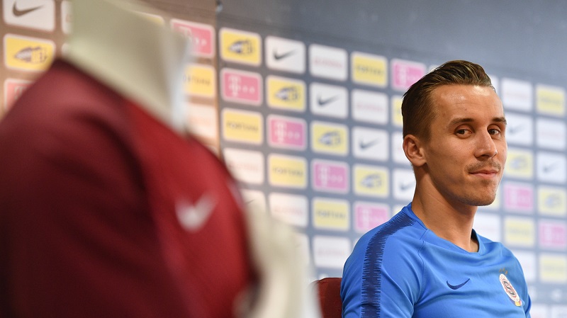 Josef Šural na tiskové konferenci před startem letošní sezony.