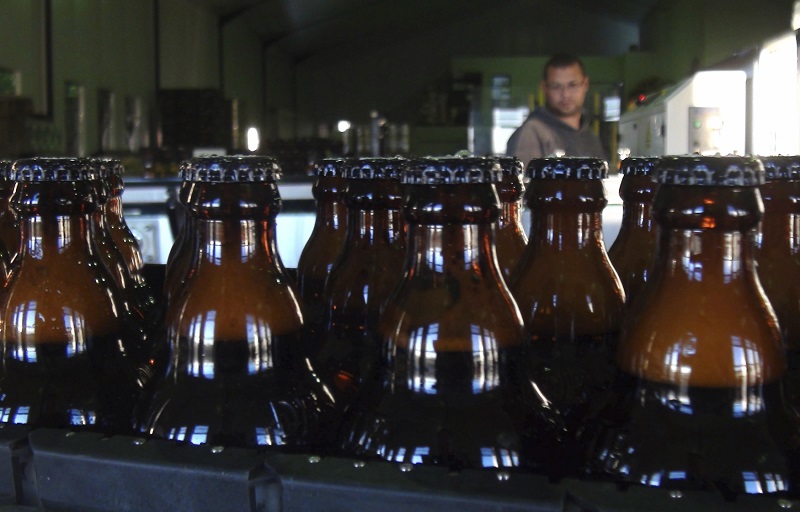 Pivo z pivovaru v Jihoafrické republice.