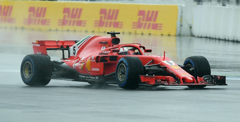 Kvalifikaci F1 v Německu vyhrál Vettel, Hamilton nedojel.