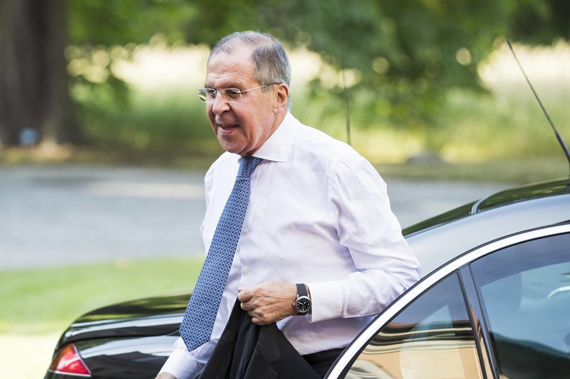 Sergej Lavrov (na snímku) telefonoval s Mikem Pompeem.