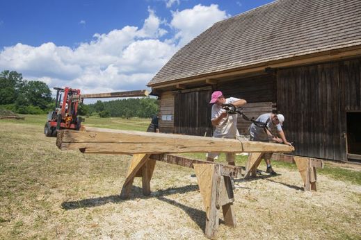 Skanzen v Chanovicích na Klatovsku.
