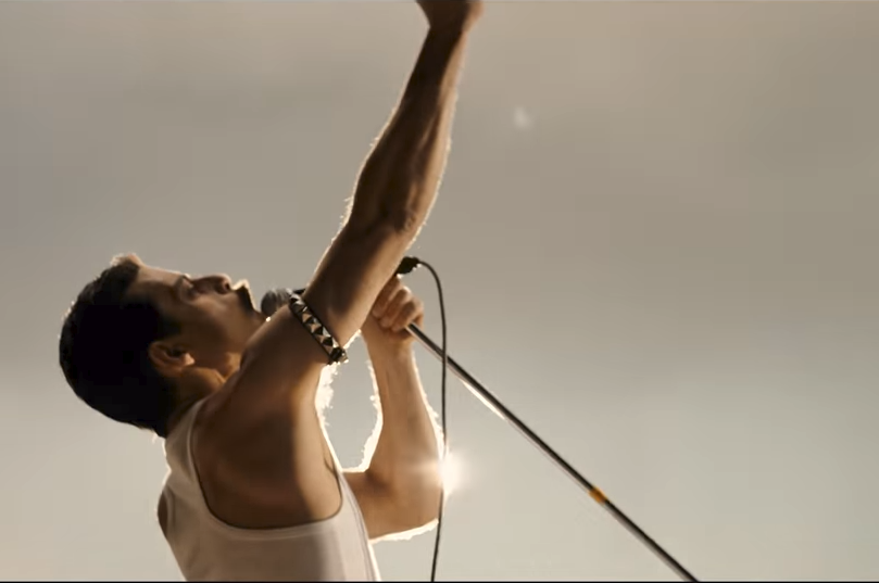 Snímek z filmu Bohemian Rhapsody.