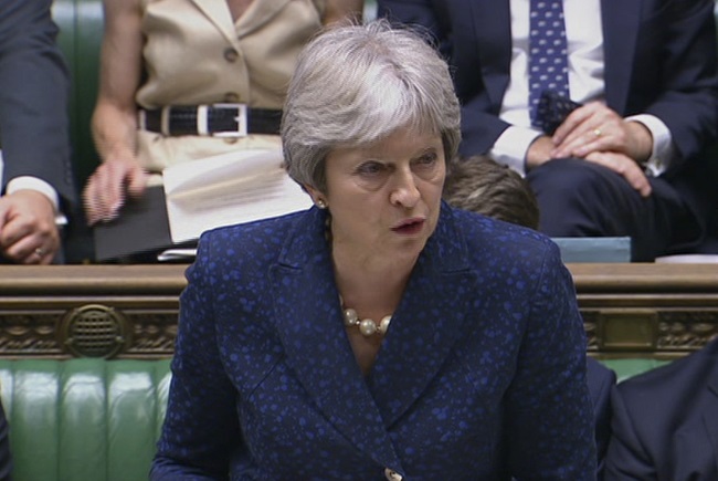 Britská premiérka Theresa Mayová.