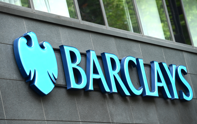 Britský bankovní ústav Barclays v Londýně.