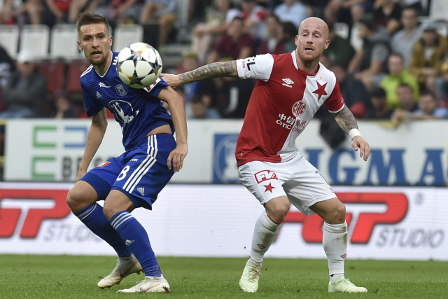 Slávisté uspěli v prvním kole na hřišti Olomouce.