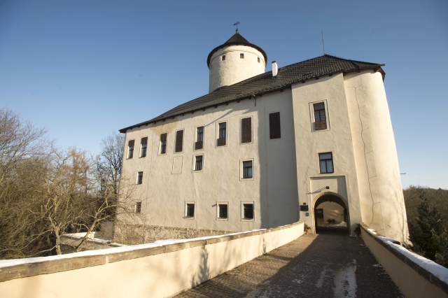 Na snímku je sociální domov na hradě Rychmburk.