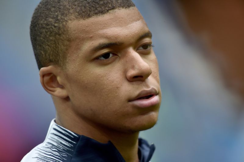Fotbalista Kylian Mbappé.