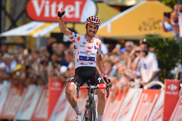 Vítězný Francouz Alaphilippe. Vítězný Francouz Alaphilippe.