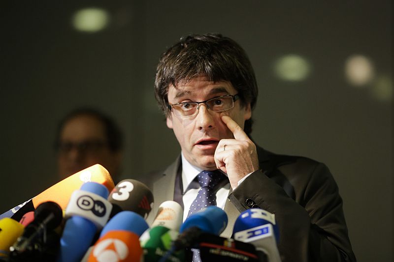 Katalánský expremiér Carles Puigdemont.