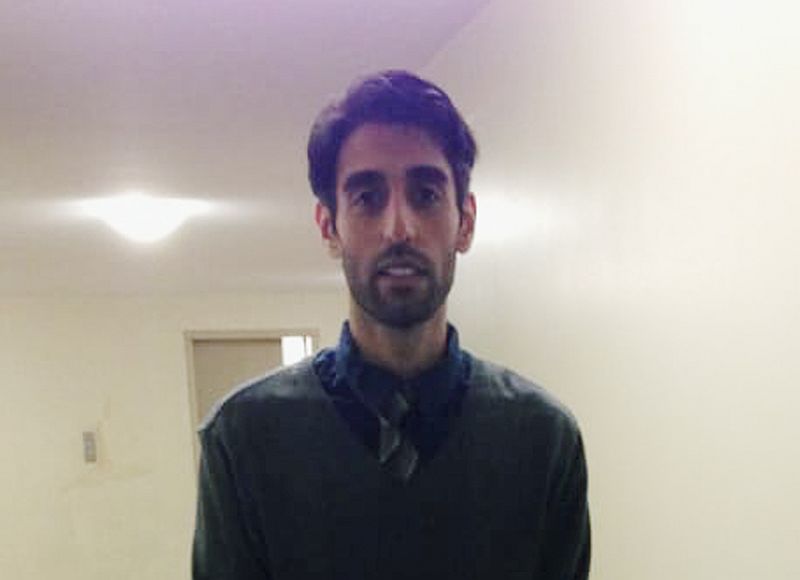Útočník Faisal Hussain.