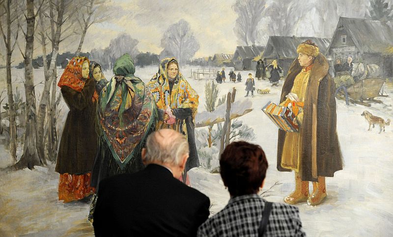 Obraz Veselice od I. E. Kulikova (ilustrační foto).