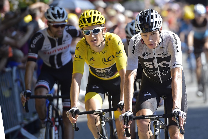 Britský cyklista Geraint Thomas vyjede na dnešní trať jako první.
