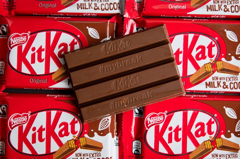Tyčinka KitKat ochrannou známku nezíská.