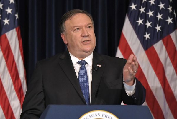 Americký ministr zahraničí Mike Pompeo.