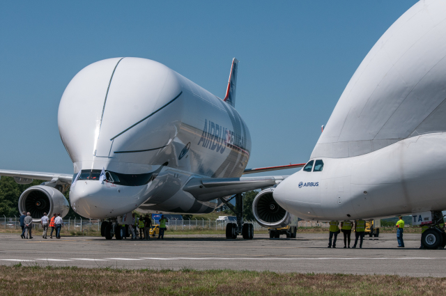 Airbus BelugaXL Maiden.