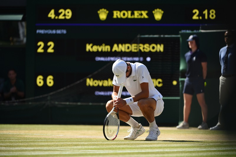 Srbský tenista Novak Djokovič zažil nepříjemnou situace.