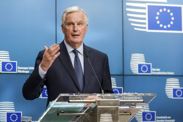Hlavní unijní vyjednavač pro brexit Michel Barnier. Hlavní unijní vyjednavač pro brexit Michel Barnier.