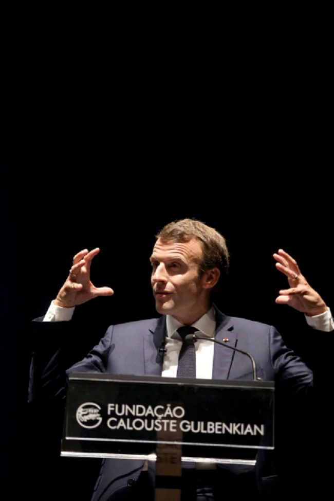 Francouzský prezident Emmanuel Macron.