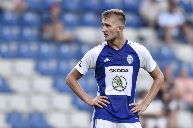 Fotbalista Mladé Boleslavi Jan král.