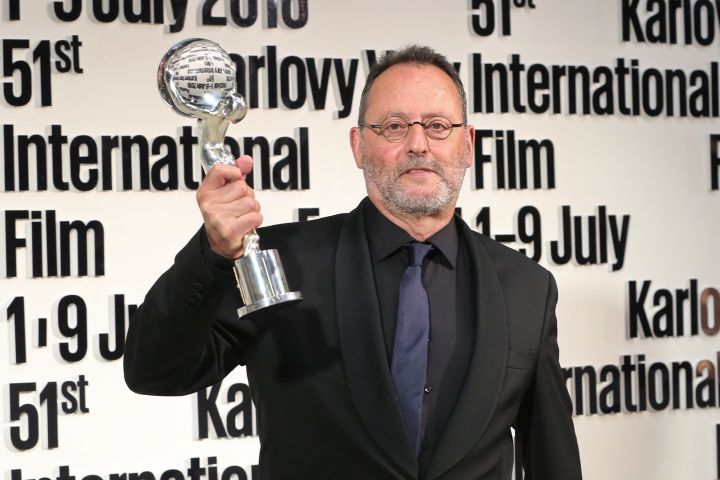 Jean Reno na festivalu v Karlových Varech.