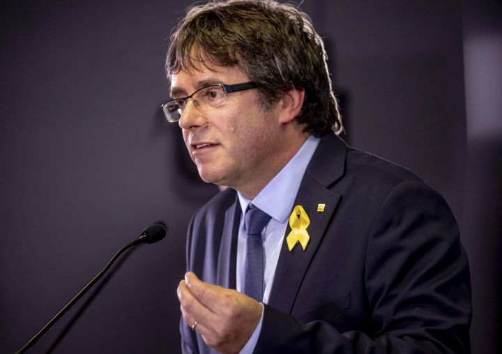 Bývalý katalánský premiér Carles Puigdemont.