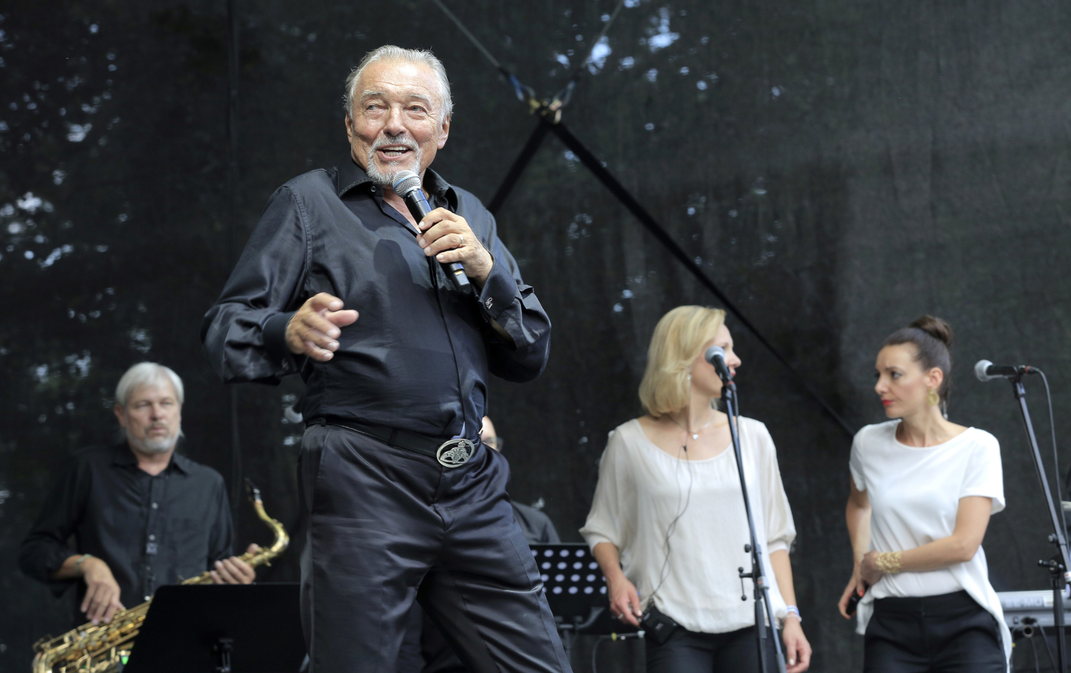 Karel Gott na SázavaFestu.