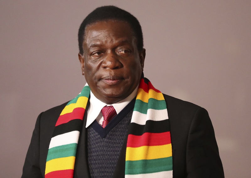 Současný zimbabwský prezident Emmerson Mnangagwa.