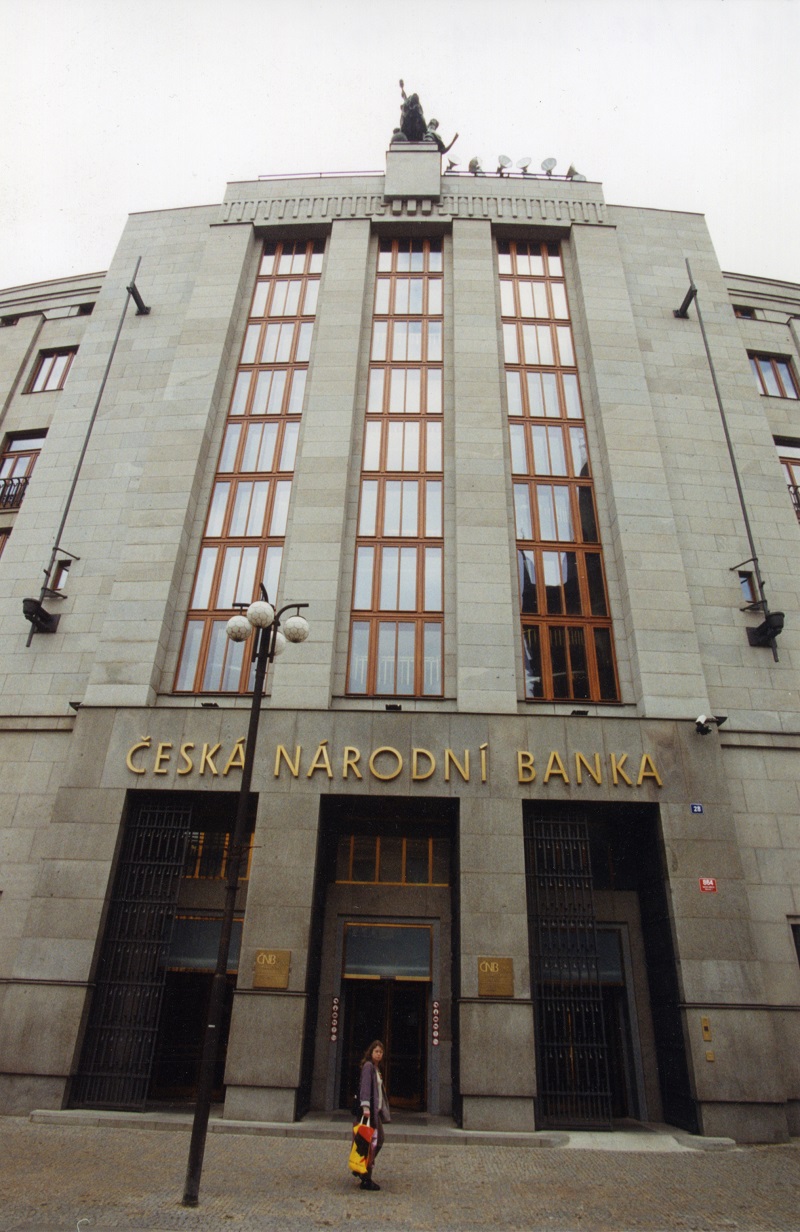 Budova České národní banky.