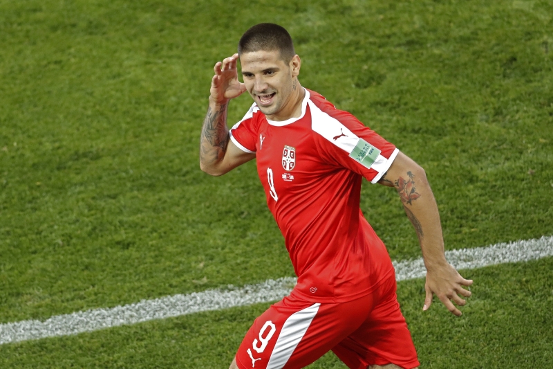 Srbský reprezentant Aleksandar Mitrovič.