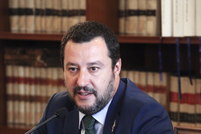Italský ministr vnitra Matteo Salvini.