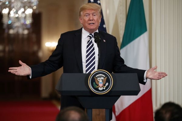 Americký prezident Donald Trump. Americký prezident Donald Trump.
