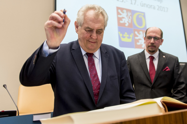 Prezident Miloš Zeman.