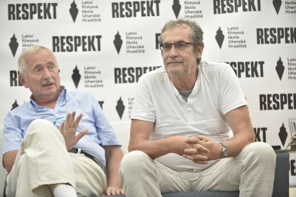 Slovenští producenti Peter Kot (vlevo) a Marian Urban.