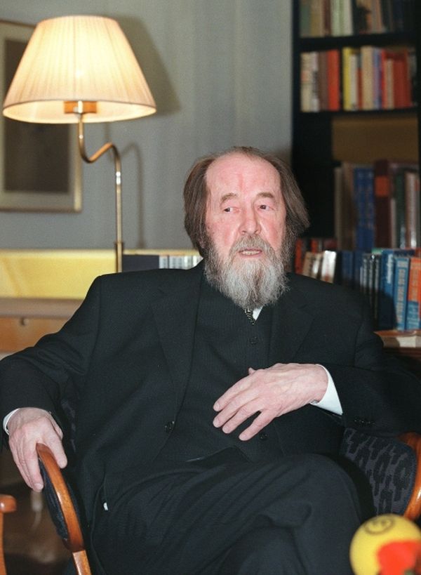 Slavný ruský spisovatel Alexandr Solženicyn.
