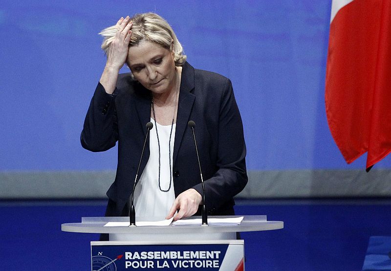 Francouzská politička Marine Le Penová.