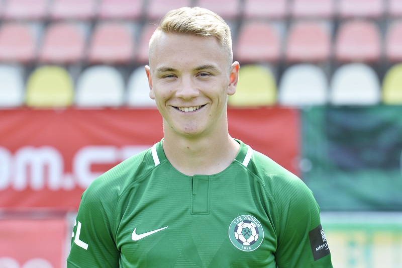 Dvacetiletý záložník Jan Matoušek se stal nejlepším hráčem července.