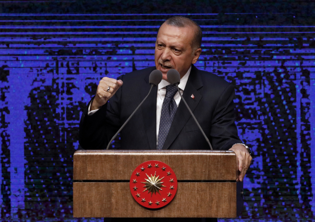 Turecký prezident Recep Tayyip Erdoğan.