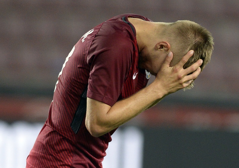 Martin Frýdek po vypadnutí v předkole Evropské ligy.