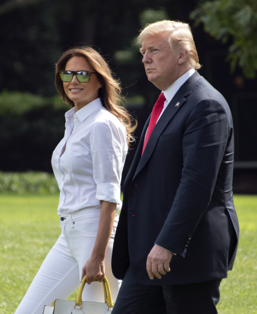 Melania Trumpová s manželem Donaldem.