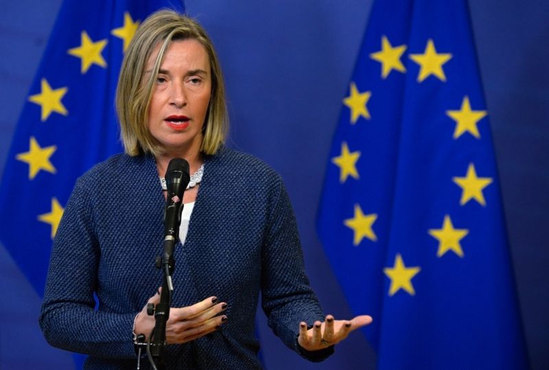 Šéfka unijní diplomacie Federica Mogheriniová.