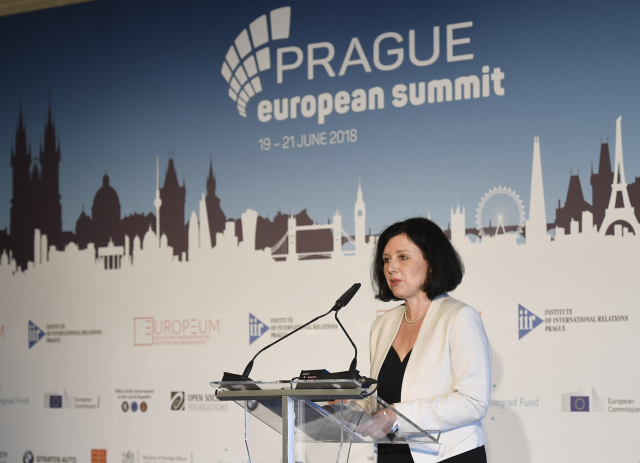 Eurokomisařka Věra Jourová.