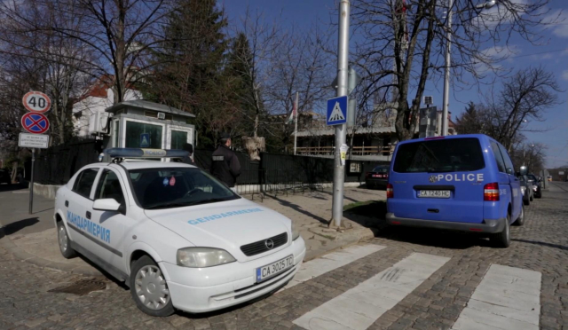 Vozidla bulharské policie. 