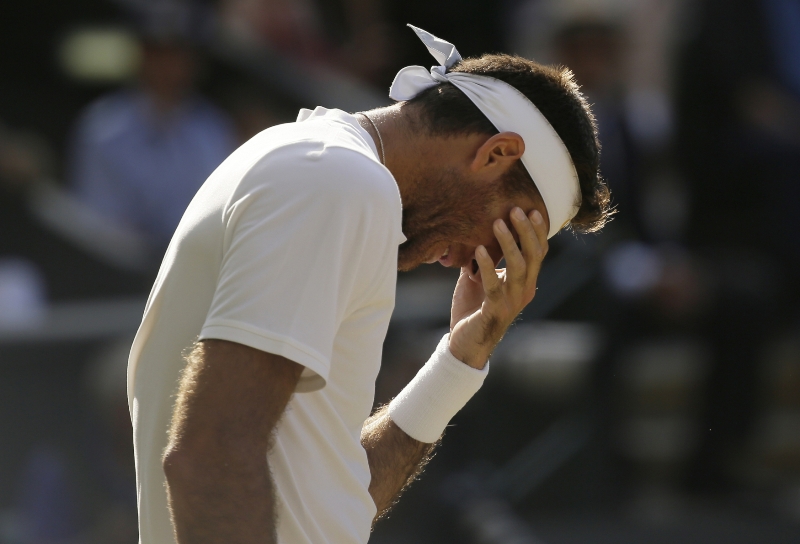 Del Potro se odhlásil z turnaje v Torontu, má bolavé zápěstí.