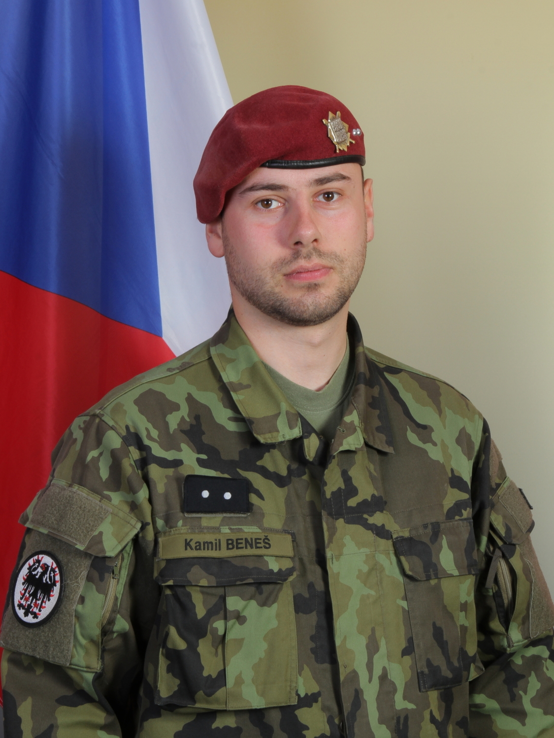 Voják Kamil Beneš.