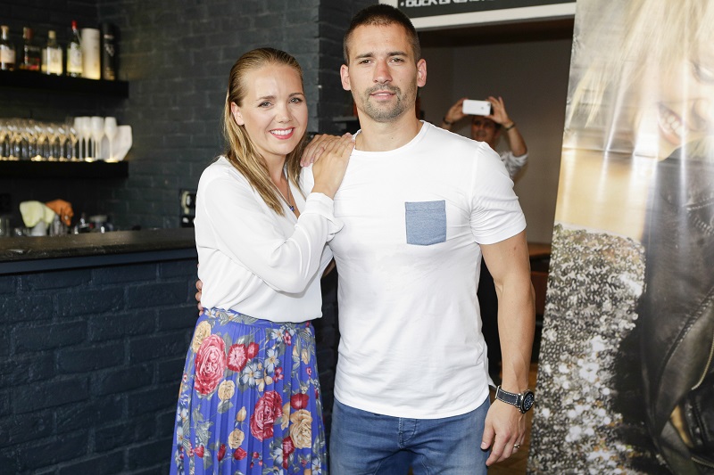 Lucie Vondráčková a Tomáš Plekanec. 