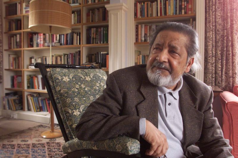 Britský spisovatel a nositel Nobelovy ceny za literaturu Vidiadhar Surajprasad Naipaul.